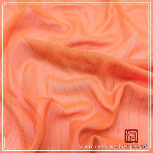 Poly lurex yoryu chiffon